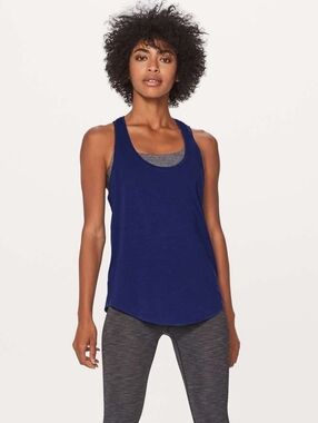 Lululemon Love Tank *II - Psychic Blue - Size 8 - No Rip Tag #157